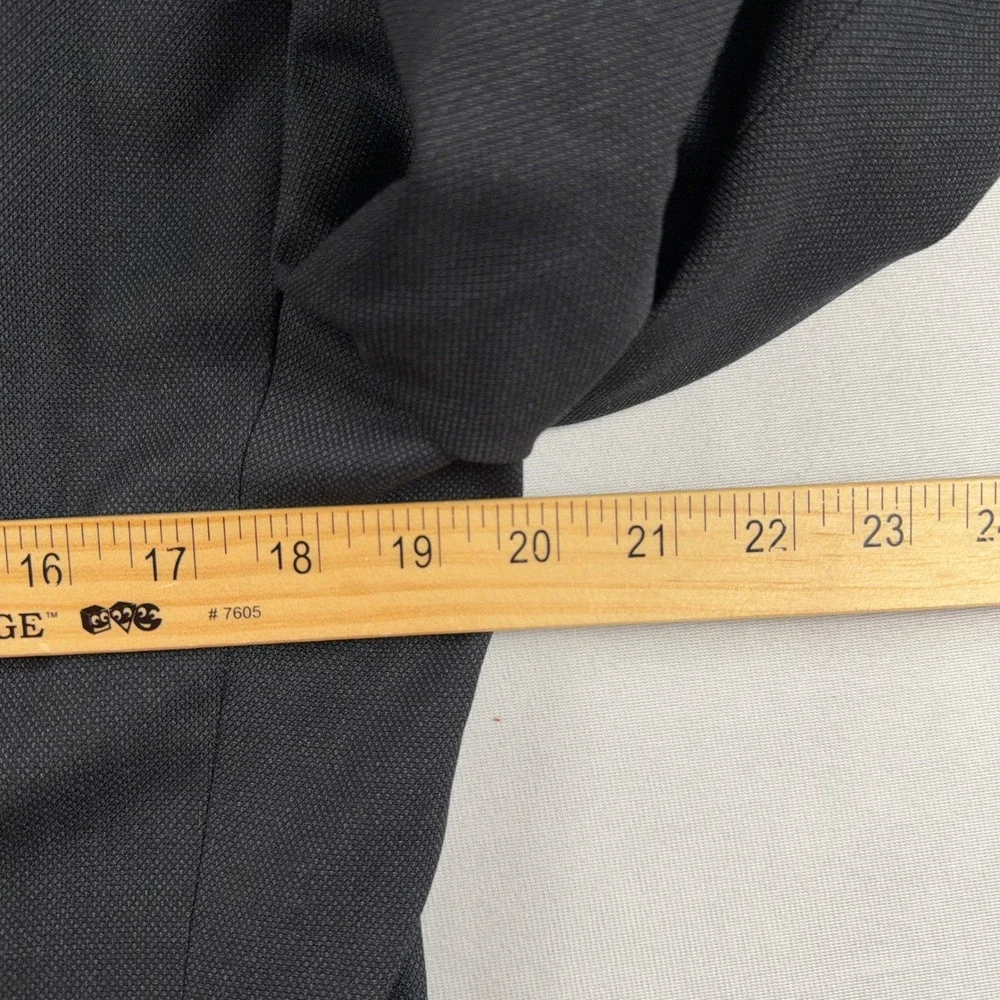 Charles Tyrwhitt Blazer Slim Fit‎ Super 120s Wool Half Canvas Grey Mens 38L